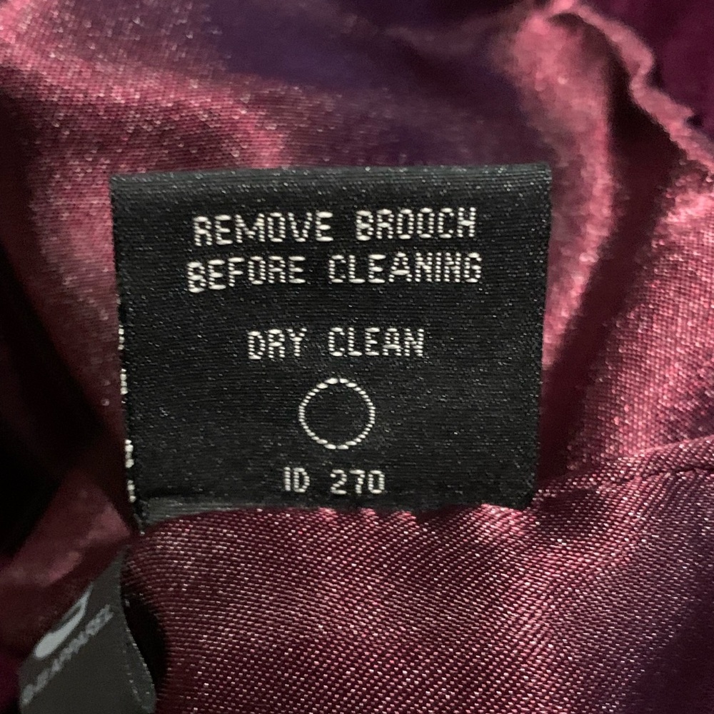 Black Rivet Velvet Blazer in Deep Purple - Picture 6 of 12